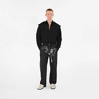 Knight Hardware Canvas Trousers in Silver/black - Men | Burberry® Official