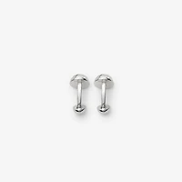 Engraved Check Cufflinks​ in Silver - Men | Burberry® Official