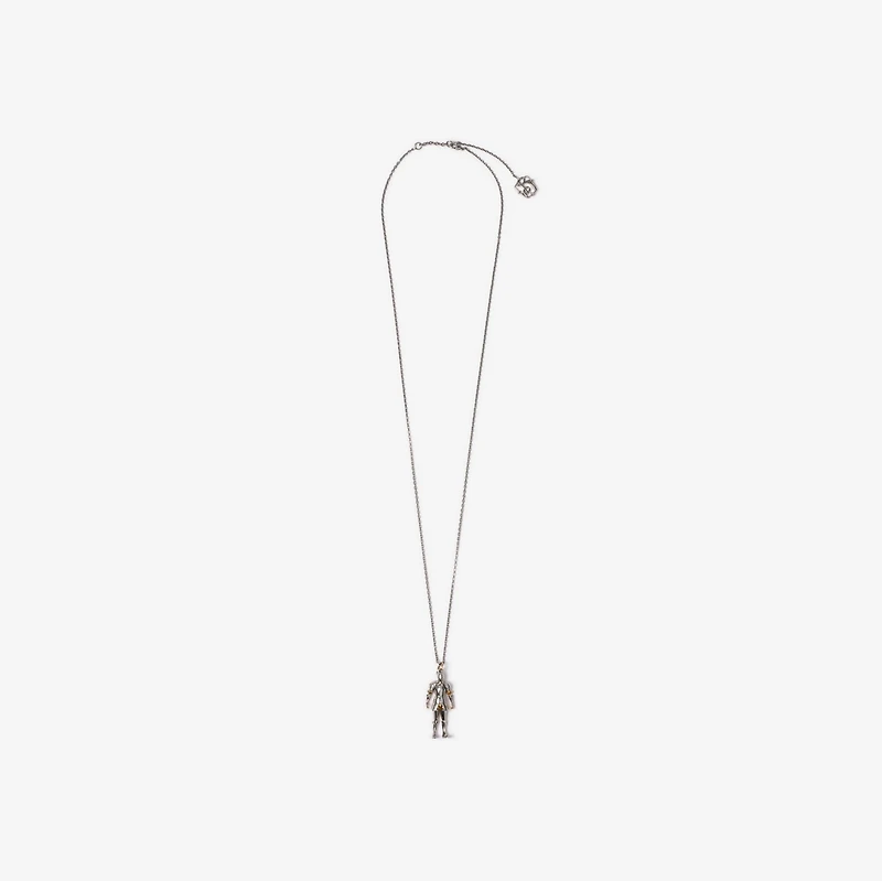 Knight Charm Necklace in Silver - Women | Burberry® Official