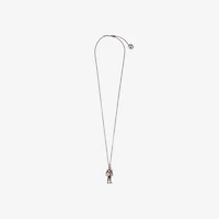 Knight Charm Necklace in Silver - Women | Burberry® Official