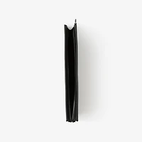 Check Zip Pouch in Charcoal - Men, Canvas | Burberry® Official