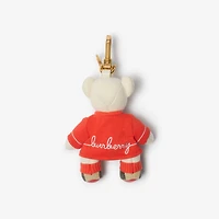Thomas Bear Charm in Red - Women, Cashmere, Wool | Burberry® Official