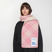 Check Wool Scarf in Sugar pink | Burberry® Official