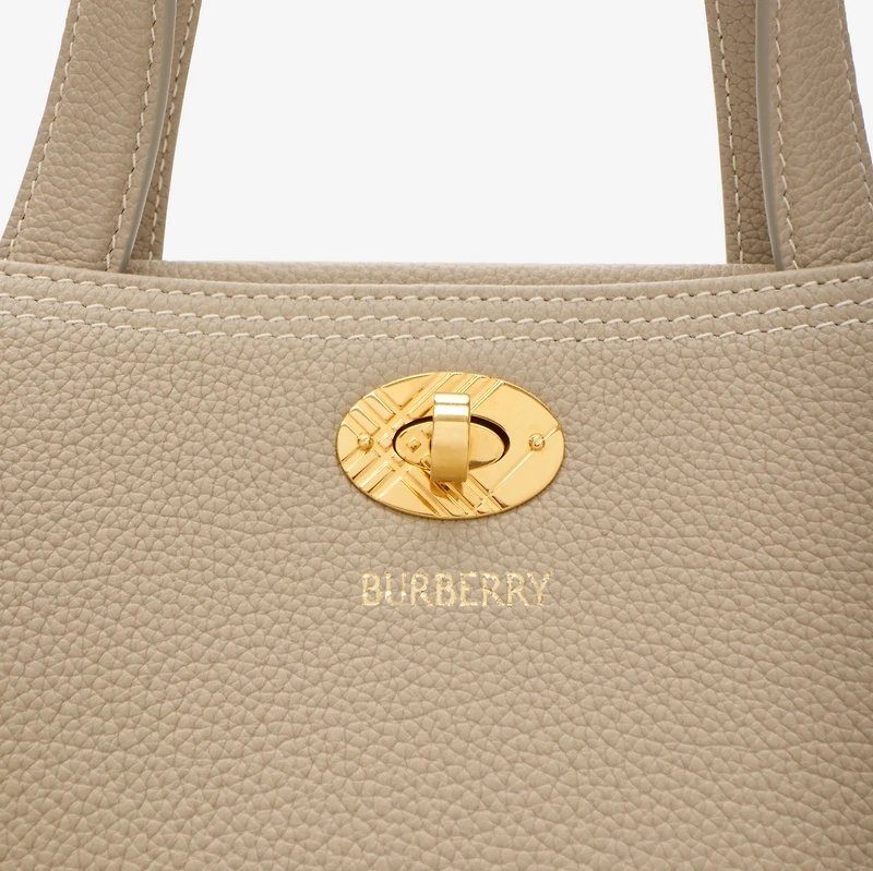 Small Cotswolds Tote in Mushroom beige - Women | Burberry® Official