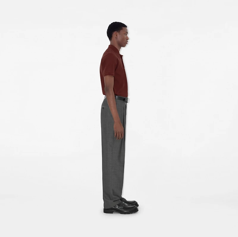 Cotton Polo Shirt in Box red - Men | Burberry® Official