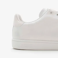 Embossed Check Leather Set Sneakers​ in Porcelain white - Men | Burberry® Official