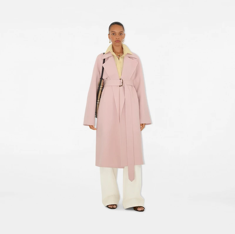 Cashmere Wrap Coat in Bouquet - Women | Burberry® Official