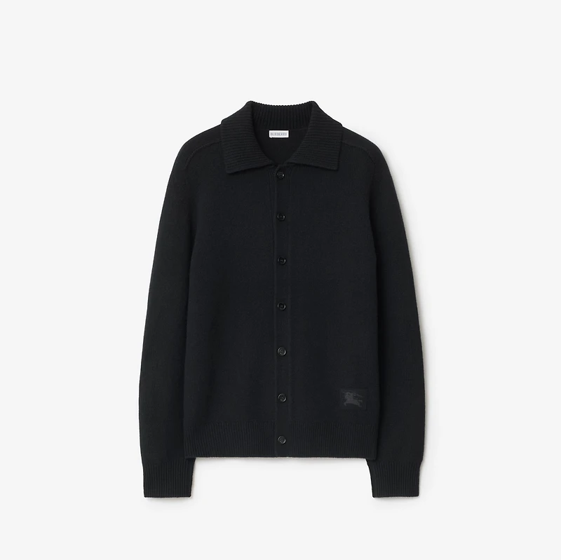 Cashmere Cardigan in Black - Men | Burberry® Official