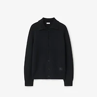 Cashmere Cardigan in Black - Men | Burberry® Official