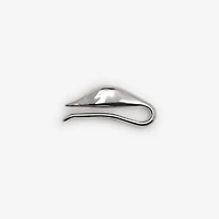 Duck Tie Bar in Silver - Men | Burberry® Official