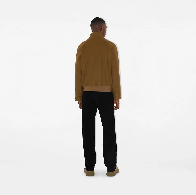 Cashmere Harrington Jacket in Shrew - Men | Burberry® Official