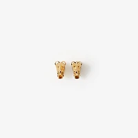 Horse Hoop Earrings in Gold - Women | Burberry® Official