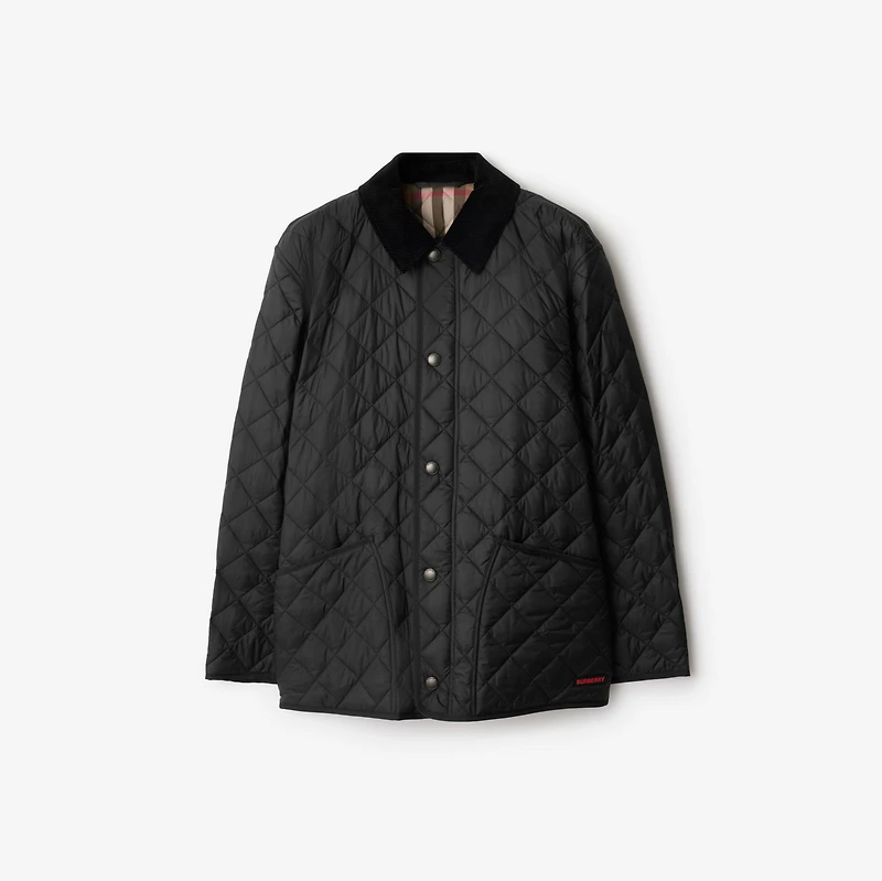 Quilted Jacket in Black - Men | Burberry® Official
