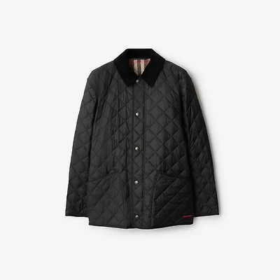 Quilted Jacket in Black - Men | Burberry® Official