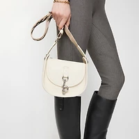 Mini B Clip Messenger Bag in Soap beige - Women | Burberry® Official