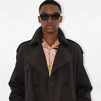 Mid-length Highgrove Gabardine Trench Coat in Cog brown - Men | Burberry® Official