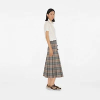 B Heart Cotton Polo Shirt in Chalk white - Women | Burberry® Official