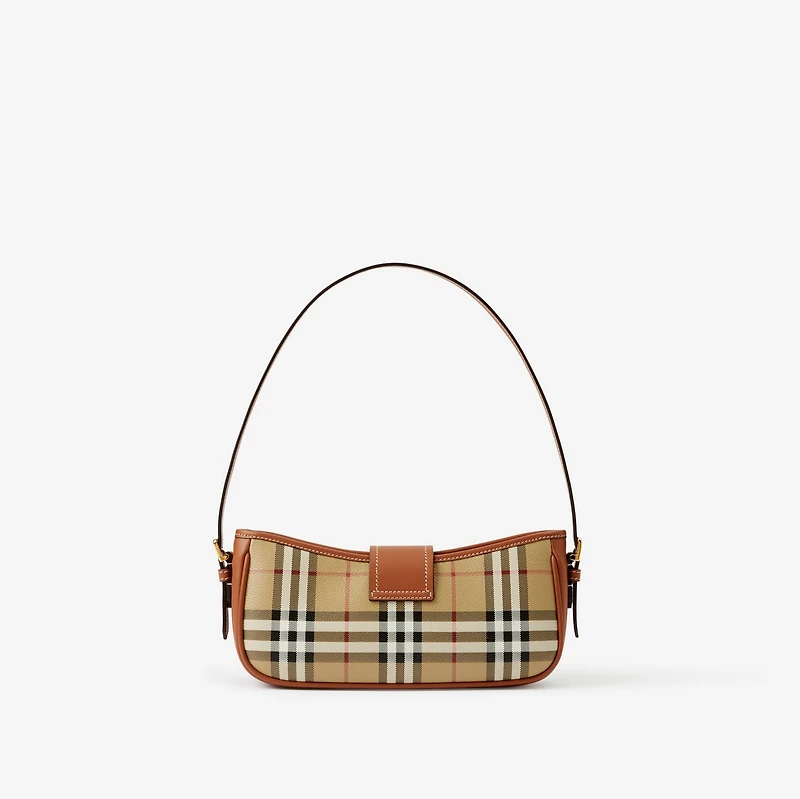 Check Sling Bag in Briar brown - Women | Burberry® Official