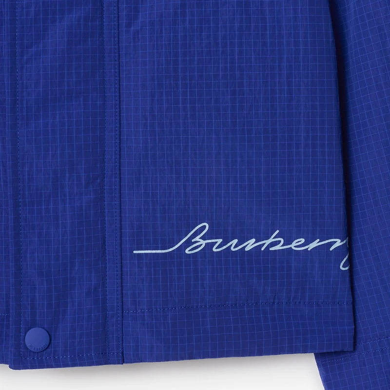 Nylon Jacket in Knight | Burberry® Official