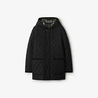 Quilted Nylon Parka in Black - Women | Burberry® Official