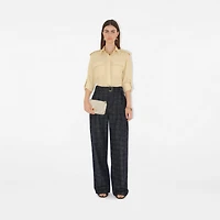 Strand Clutch in Soap - Women, Leather | Burberry® Official