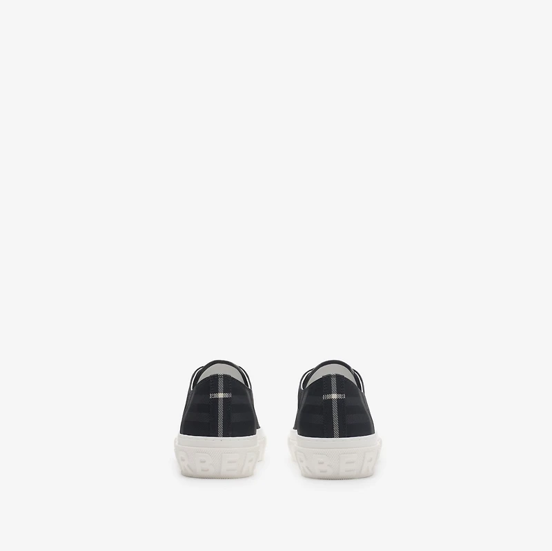 Check Sneakers in Storm blue - Men | Burberry® Official