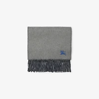 Reversible Cashmere Scarf in Grey/navy | Burberry® Official