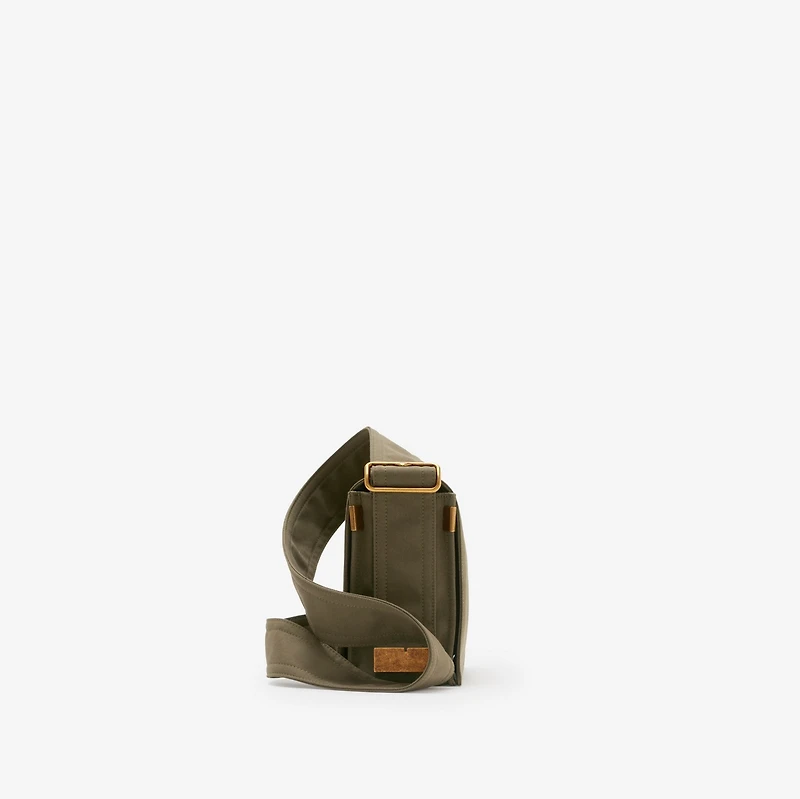 Trench Crossbody Bag in Military - Men, Cotton Gabardine | Burberry® Official