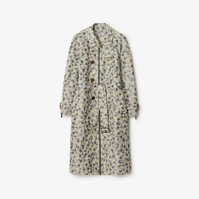 Long Daisy Lightweight Zip Car Coat in Eccles - Women | Burberry® Official