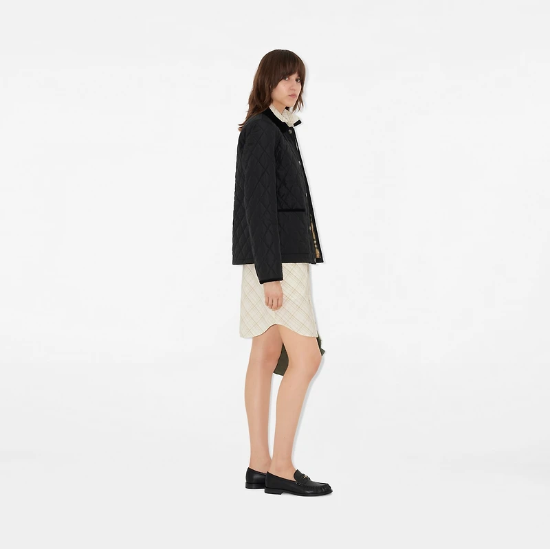 Leather Cadet Loafers in Black - Women | Burberry® Official