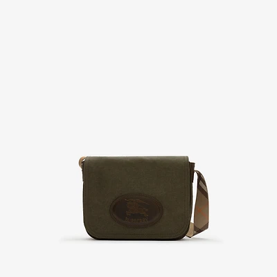 Mini Tavistock Crossbody Bag in Military green - Men, Cotton | Burberry® Official