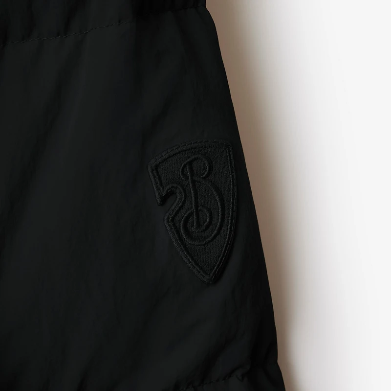 Nylon Hooded Puffer Jacket in Black - Women | Burberry® Official