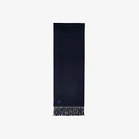 Reversible Cashmere Scarf in Grey/navy | Burberry® Official