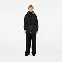 Nylon Hooded Jacket in Black - Women | Burberry® Official