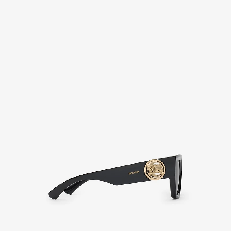 EKD Rectangular Sunglasses in Black - Women | Burberry® Official