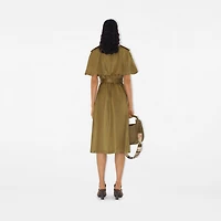 Viscose Trench Dress in Walrus - Women | Burberry® Official