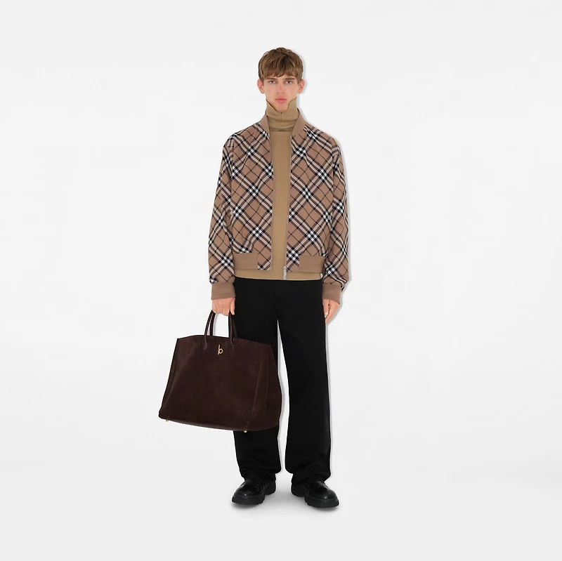 Large Rocking Horse Tote​ in Dark brown - Women | Burberry® Official