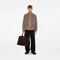 Large Rocking Horse Tote​ in Dark brown - Women | Burberry® Official