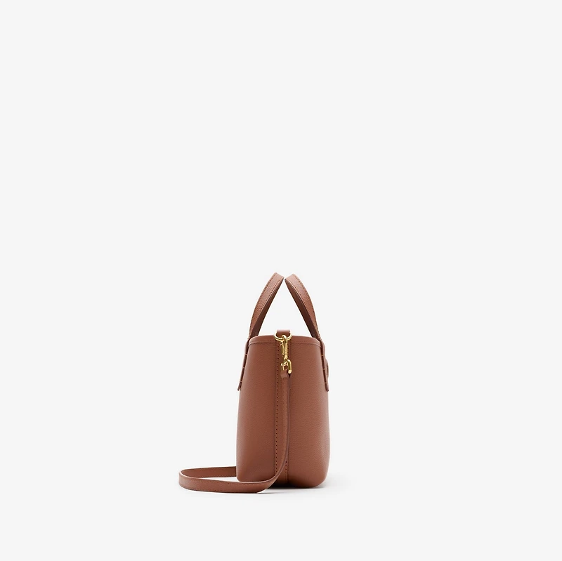 Mini Reversible Bloomsbury Tote​ in Ginger orange/gingerbread brown - Women | Burberry® Official