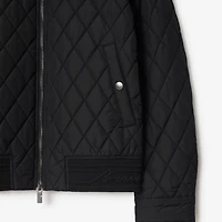 Quilted Nylon Jacket in Black - Men | Burberry® Official