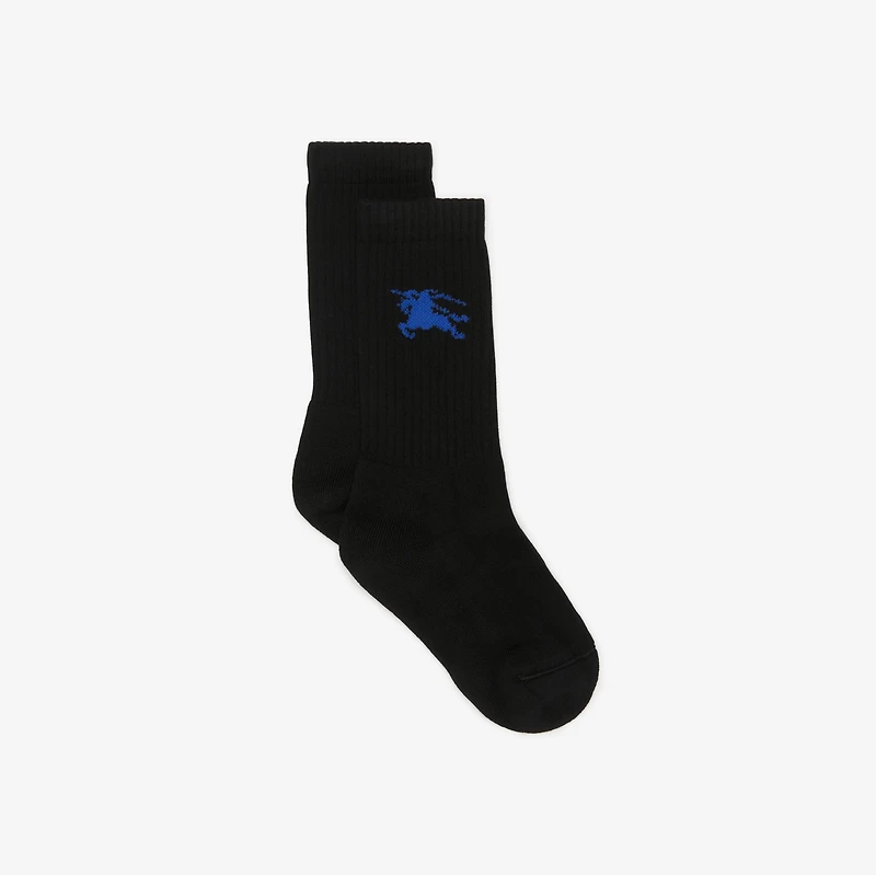 Ribbed Cotton Blend Socks in | Burberry® Official