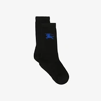 Ribbed Cotton Blend Socks in | Burberry® Official