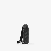 Grid Sling Bag in Charcoal - Men, Nylon, Technical | Burberry® Official