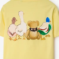 Thomas Bear and Friends Cotton T-shirt in Sherbet | Burberry® Official