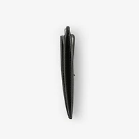 Check Money Clip Card Case in Charcoal grey - Men | Burberry® Official