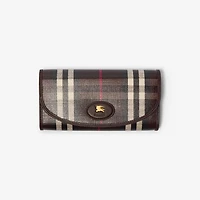 Highlands Continental Wallet in Mahogany red - Women | Burberry® Official