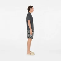 Surfer Knight Cotton T-shirt in Magnet - Men | Burberry® Official