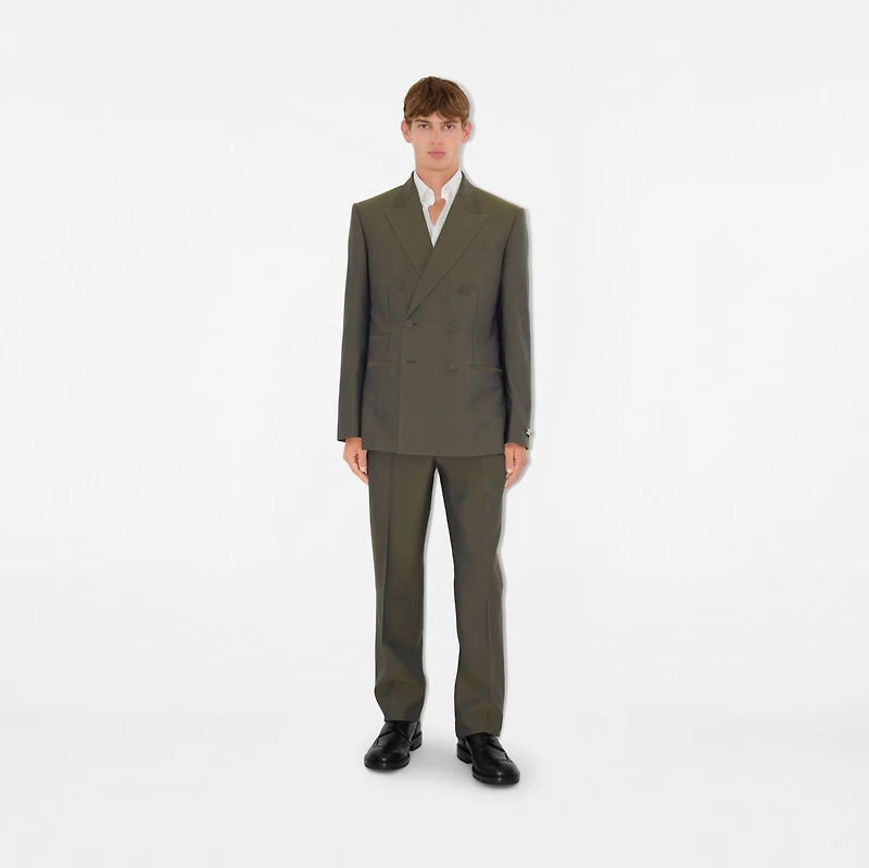 Wool Tailored Jacket in Reef