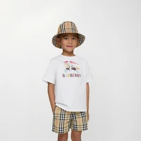 Check Swim Shorts in Sand beige | Burberry® Official