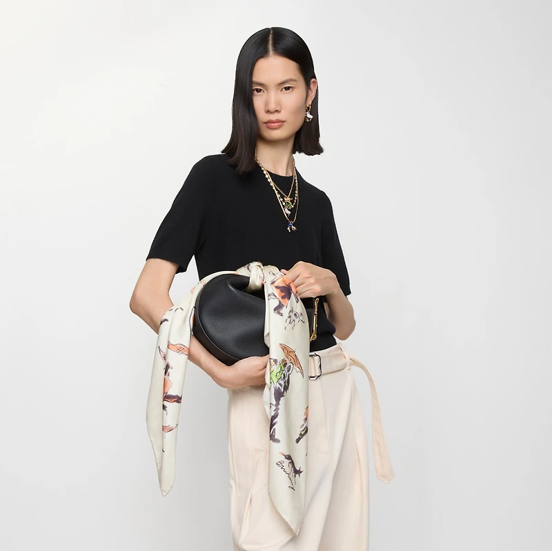 Paws on Parade Silk Scarf in Kite | Burberry® Official